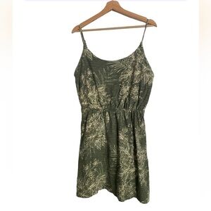Summer Palm Motif Old Navy Dress Size Medium